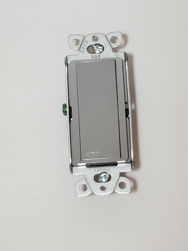 Lutron CA-3PS-GR 15A gray Claro 3way On/Off switch FREE SHIPPING!! - Picture 5 of 5
