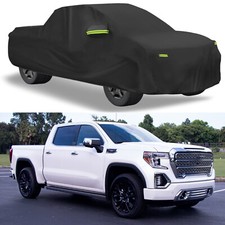 For Gmc Sierra 1500 Sle Pickup Truck Car Cover Waterproof Outdoor Uv Dust Black