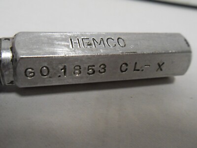 HEMCO PIN PLUG GAGE NO GO .1853 AS PICTURED | eBay