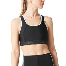 CW-X Xtra Support High Impact Sports Bra Black L71116 Womens Size 36DD