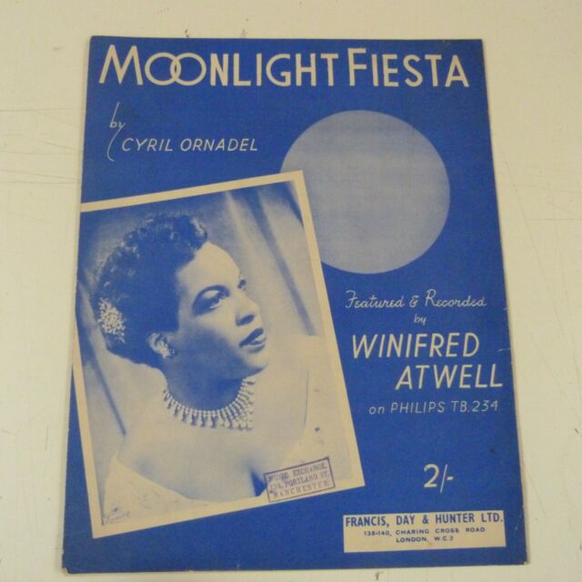 piano solo MOONLIGHT FIESTA Winifred Atwell cyril Ornadel 1954