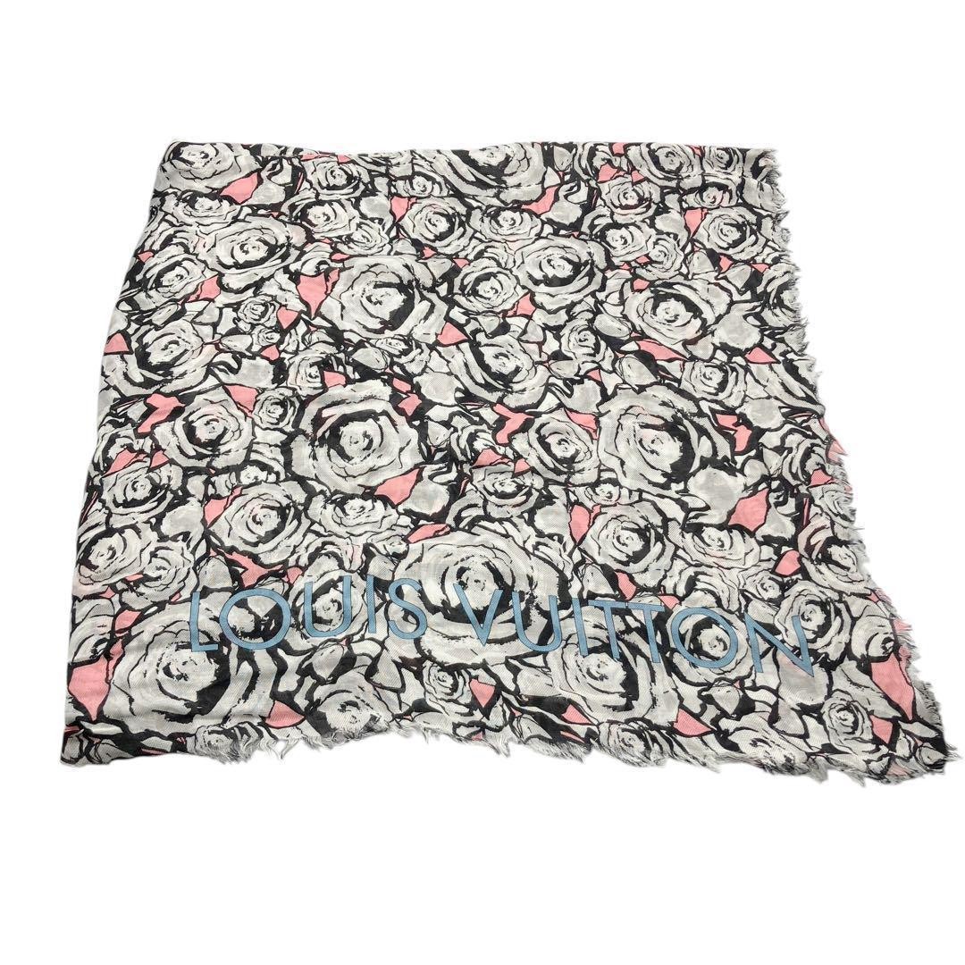 Louis Vuitton Rock'n' Roses Stole Scarf New Luxury Shawl