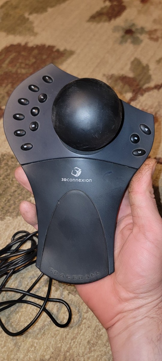 3Dconnexion Spaceball 5000 FLX Trackball 12 Button Vintage