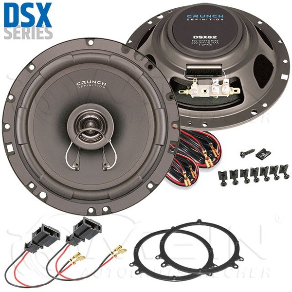Crunch Auto Lautsprecher FüR Audi A6 C6 / 4F 2004-2011 Front Vorn TüR 200W #Adpp-image