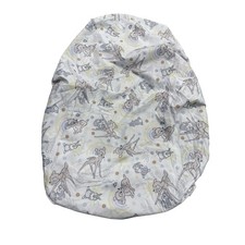 Disney Baby Bambi Thumper Bassinet Sheet Changing Pad Cover NoJo White Tan Grey