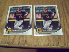 2  NICK YORKE  ROOKIE   2025 BOWMAN  BASEBALL CARD #97  2 TOTAL