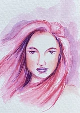 ACEO Original Mixed Media Painting Art