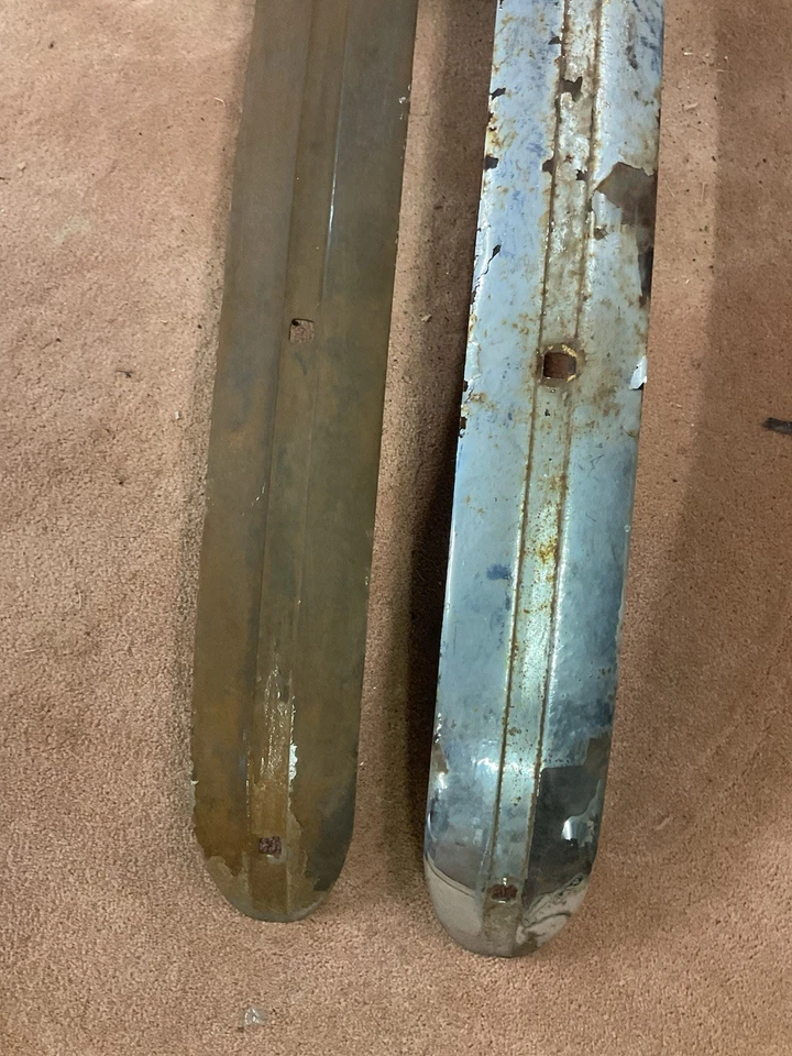 Chevy 1938 1939 parachoques delantero/trasero original GM par Master Deluxe 85/pickup Foto 2 de 4