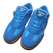 Reebok Classic Retro Sneakers Blue Gum Sole Suede Textile Women Shoes NEW