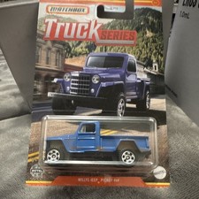 Matchbox Truck Series 1948 Willys Jeep Pickup 4x4 Blue Diecast 164 Matchbox Truck Series 1948 Willys Jeep Pickup 4x4 Blue Diecast 164