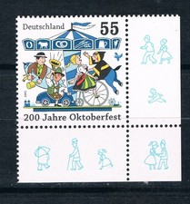 Bund BRD Mi 2820 200 Jahre Oktoberfest postfrisch Eckrand 4