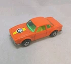Matchbox Lesney Superfast No45 BMW 3.0CSL in DARKER ORANGE with UN-BRACED DOORS