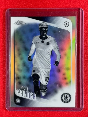2025-26 Topps Chrome UEFA Club Competitions Cole Palmer #118 Negative Refractor