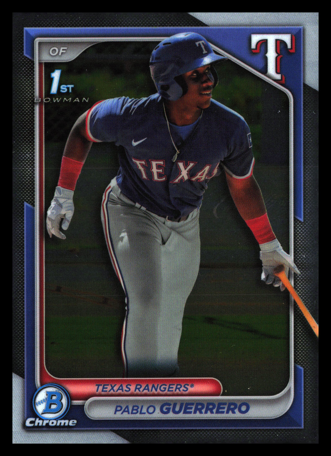 2024 Bowman Chrome 1st Prospect PABLO GUERRERO #BCP-212 - Texas Rangers