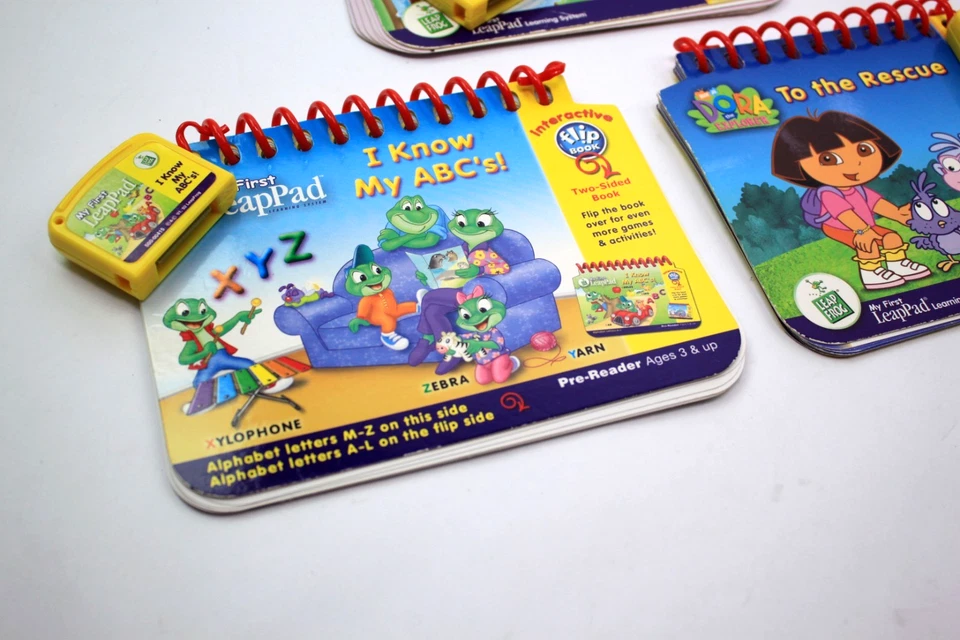 Lot of 6 My First LeapPad Books & Cartridges Dora The Explorer - Bob T.B. & More - Image 2 of 4