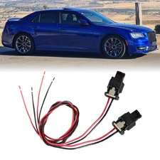 2×Side Marker Light Pigtail Connector Wires Harness for 2015-2023 Chrysler 300