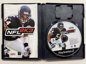 Sony PlayStation 2 PS2 SCPH-39001 Console Bundle Controller Cords Tested NFL 2K3