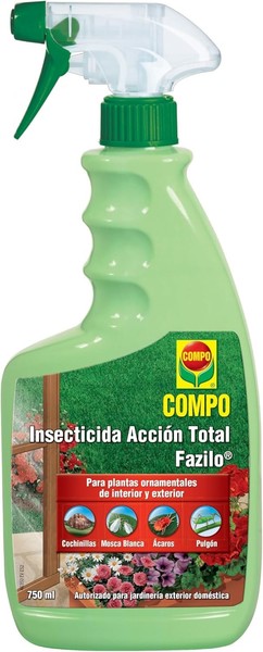 COMPO Fazilo Insecticida Acción Total, Para plantas ornamentales de interior y e