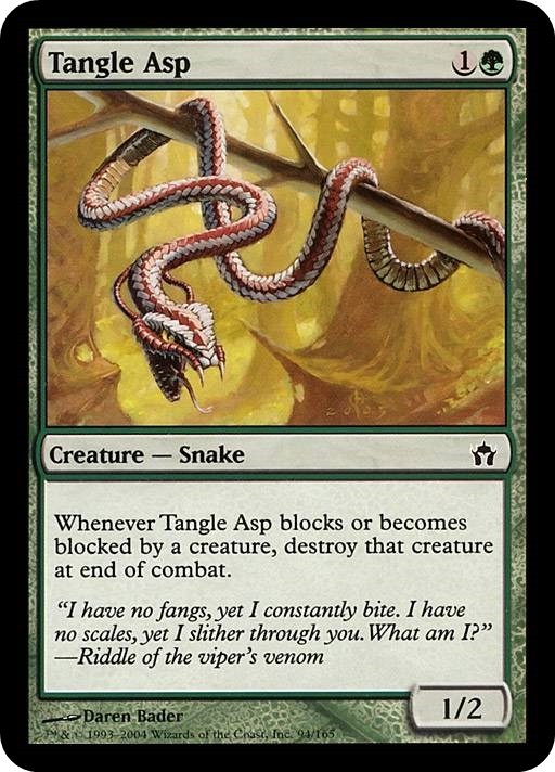TANGLE ASP x4 mtg EX-NM Fifth Dawn 4 Common