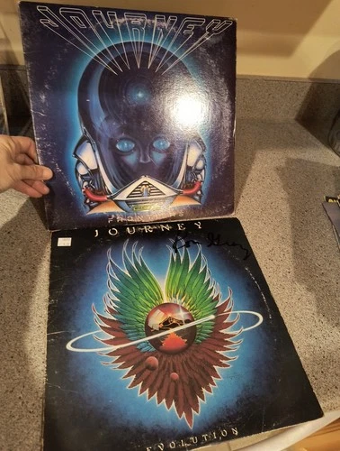 Lot of 2 Journey Frontiers LP 1983 12" Vinyl Record Columbia Records