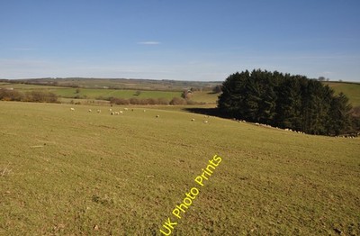 Photo A2 West Somerset : Countryside Scenery Gupworthy Looking out acros c2014