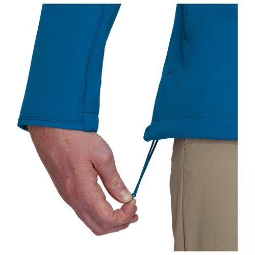Mammut - Ultimate Comfort SO Hooded Jacket Men deep ice S Softshell Bergsport - Picture 5 of 8