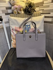Kurt Geiger London Women's Tote Bag Grey 1 Leather Satchel Style With dust bag