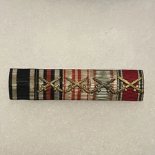 WWI German *RARE* Iron Cross, Hindenburg, Austria, Hungary, Bulgaria War Ribbon