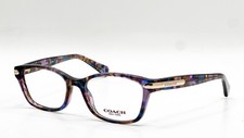 NEW COACH HC 6065 5288 CONFETTI PURPLE TORTOI...