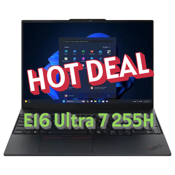 8 x Lenovo ThinkPad E16 Gen3 WUXGA(1920 x 1200)Intel Core Ultra7 255H,16GB+512GB