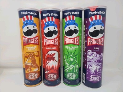 LIMITED EDITION Pringles 250th Anniversary Cans, Sealed, Rare. Collectible!!