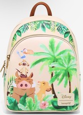 Loungefly Disney The Lion King Jungle Mini Backpack-Pumbaa-Simba-Timon-Zazu NEW