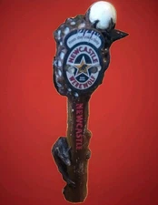 *Rare* NEWCASTLE WEREWOLF  Blood Red Ale Beer Tap Handle Knob Full Moon 2012