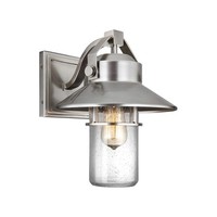 Moderne GebüRsteter Stahl Wandleuchten 1X60W/E27 IP44 Klassisch