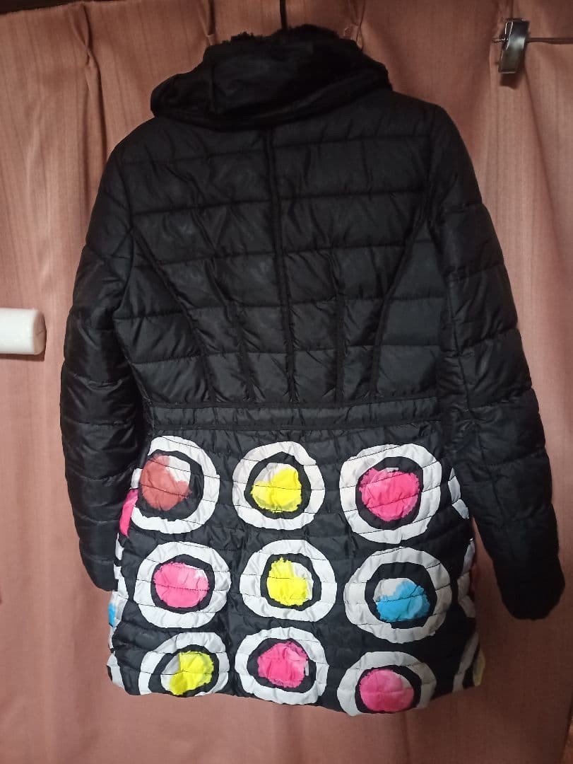 Desigual flashy patterned down jacket coat Y2K - image 7