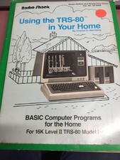NOS Radio Shack Using the TRS-80 in Your Home Basic Computer Programs 62-2069
