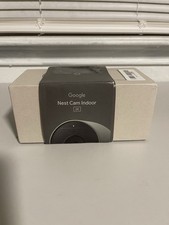 Google - Nest Cam Indoor wired, 3rd gen - Latest Model - 2K Video and Gemin...