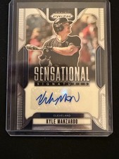 Kyle Mazardo 2025 Prizm - Sensational Signatures Auto - Cleveland Guardians