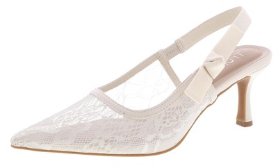 Women s Pointed Toe Kitten Heel Pumps Slip On Slingback Short Heel