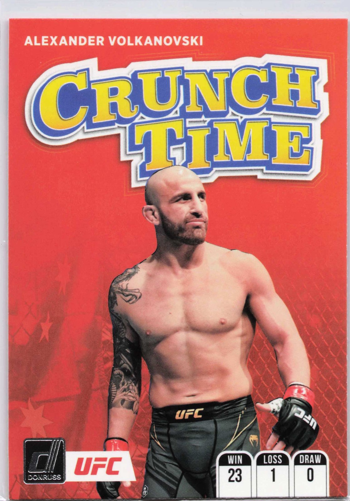 Alexander Volkanovski #13 Ufc Cards 2022 Panini Donruss UFC Crunch Time trading card — raw and PSA graded price guide