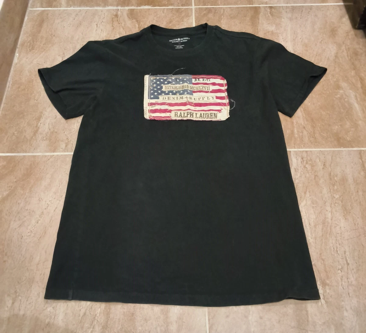 Denim & Supply Ralph Lauren Regular Size M Solid T-Shirts for Men
