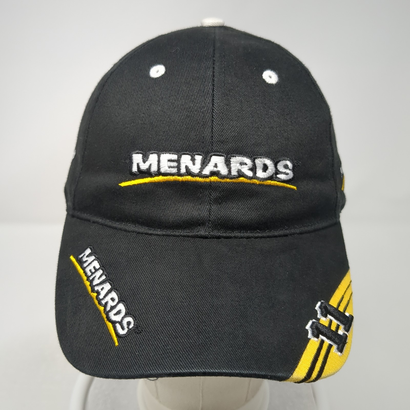 Menards Strapback Baseball Cap Black One Size Adj… - image 2