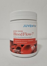 Juvenon BloodFlow-7 Blood Circulation Nitric Oxide 60 Capsules - New 01/2028