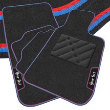 To Fit Fiat 500 2013-2020 Tailored Car Mats + Colour Tech Logo [PT]