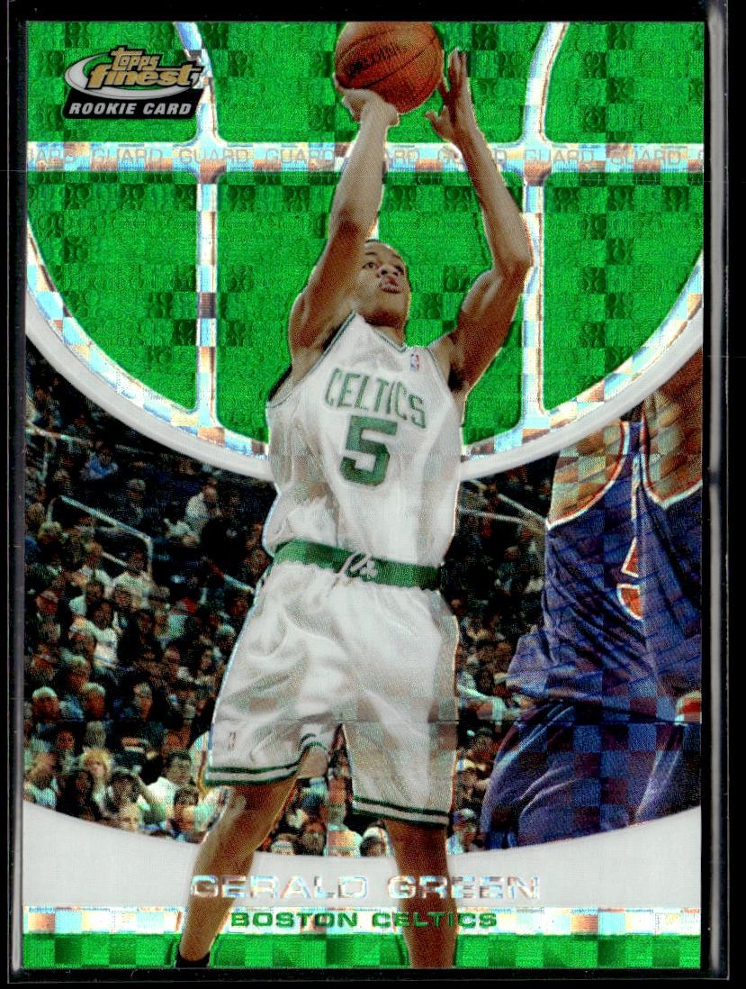 2005-06 Finest Gerald Green X-Fractors Green Rookie #/69 HS