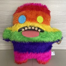 Fuggler Bigg Fugg Stripey Rainbow Monnster 18 Inch Plush OOGAH BOOGAH
