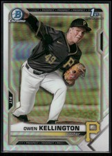 2021 Bowman Draft #BDC-120 Owen Kellington Chrome Refractor