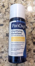 PanOxyl Clarifying Exfoliant Acne Prone Skin 2% Salicylic Acid 4 oz exp: 04/27