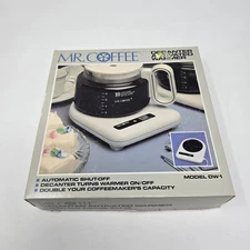 Mr. Coffee Decanter Activated Warmer Automatic Shut Off Model DW1 New Open Box
