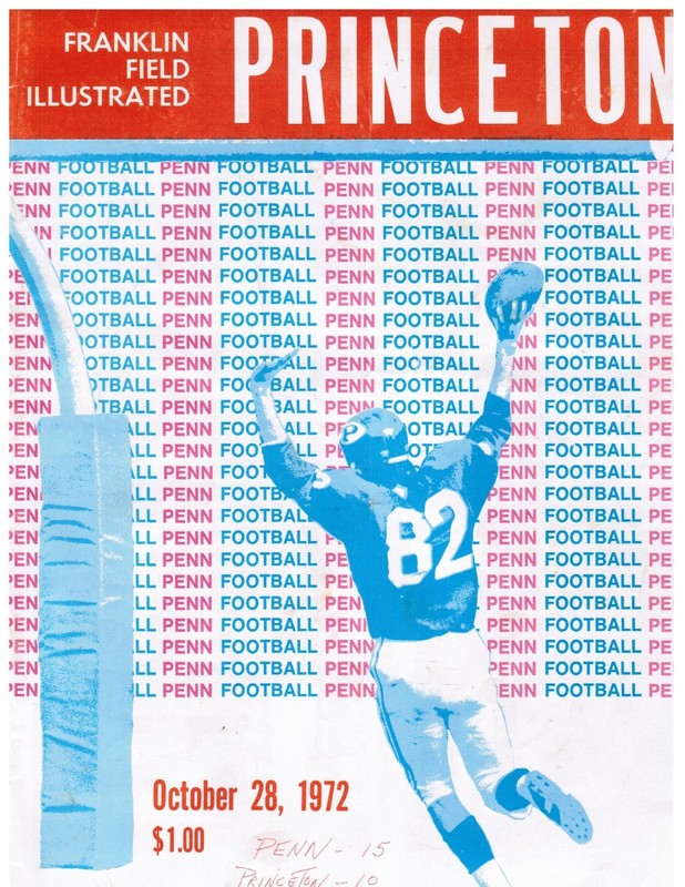 2 Penn Football Programs From 1972-Yale & Princeton